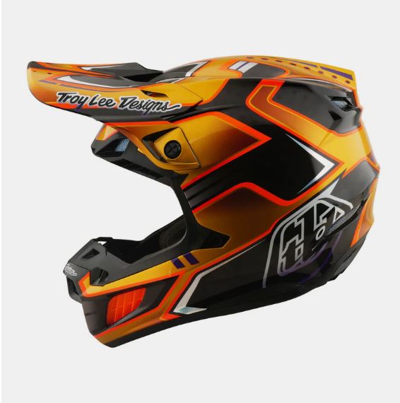 Load image into Gallery viewer, TLD SE5 Carbon Helmet Crest Gold
