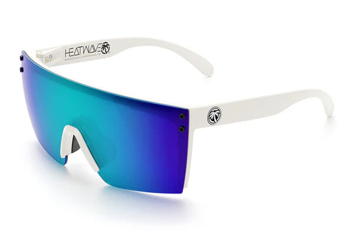 Lazer Face Sunglasses: Galaxy Blue - White Frame Z87