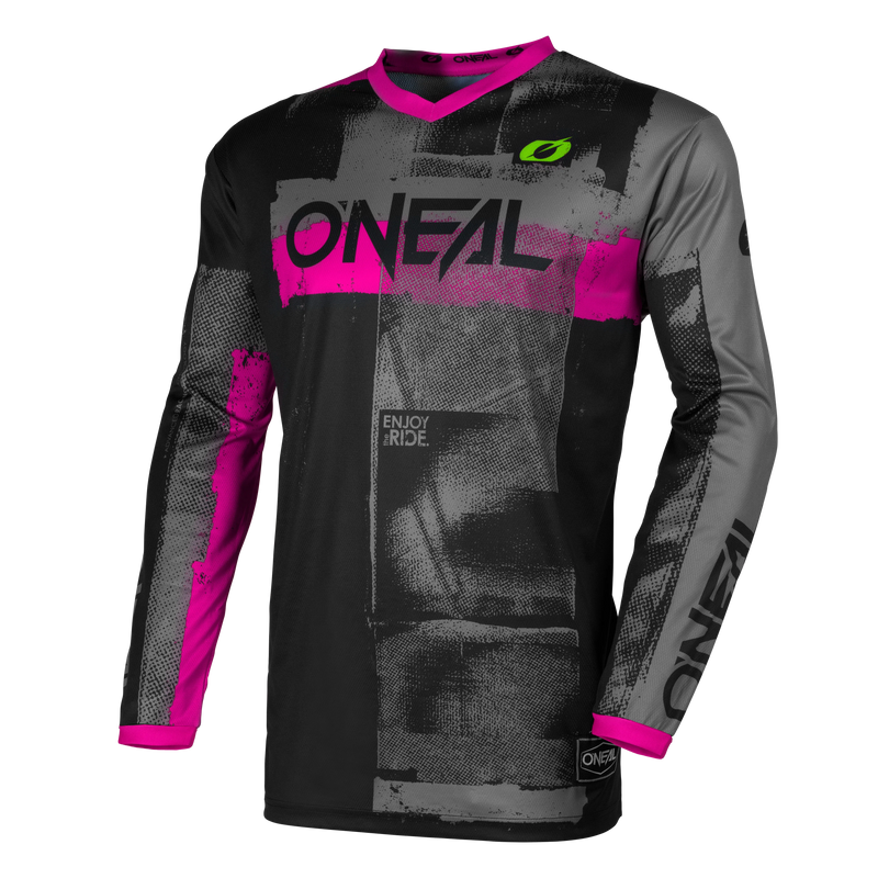 Load image into Gallery viewer, O&#39;NEAL Women&#39;s Element Roller Jersey Black/Pink
