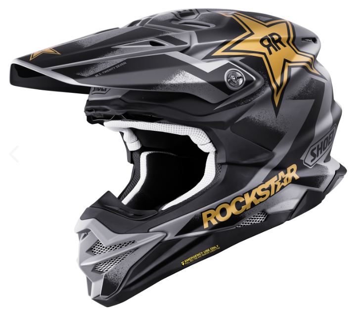 Load image into Gallery viewer, Shoei VFX-EVO Malcom Stewart 27 Helmet
