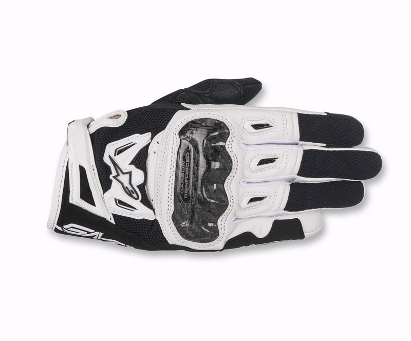Load image into Gallery viewer, Alpinestar Womens SMX-2 Air Carbon V2 Gloves Black/White
