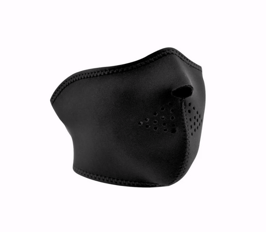 Black Half Face Mask