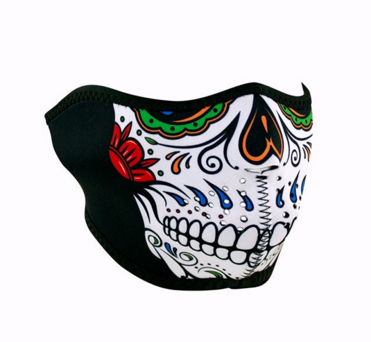 Muerte Skull Half Face Mask