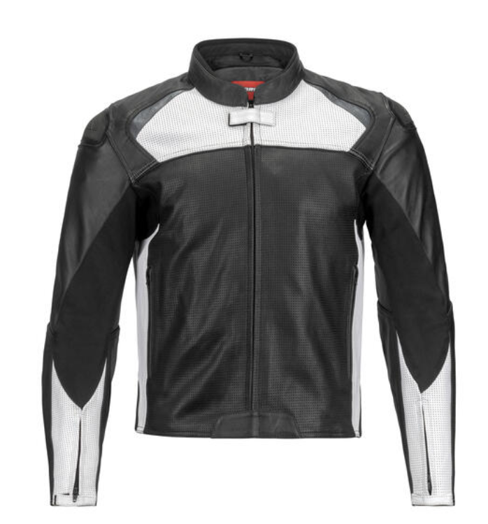Load image into Gallery viewer, Noru Maruchi Leather Black/White Jacket
