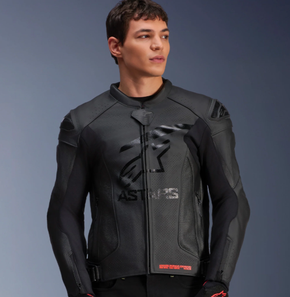 Load image into Gallery viewer, Alpinestars GP+ R V4 Leather Black Jacket
