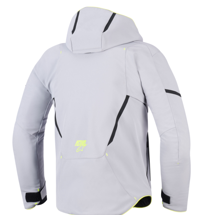 Load image into Gallery viewer, Alpinestars Aeroshell Waterproof Grey/Yellow Jacket

