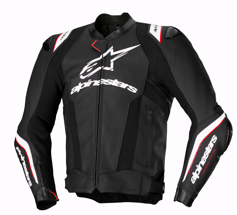 Load image into Gallery viewer, Alpinestars Missile V3 Ignition Leather Black/White Jacket
