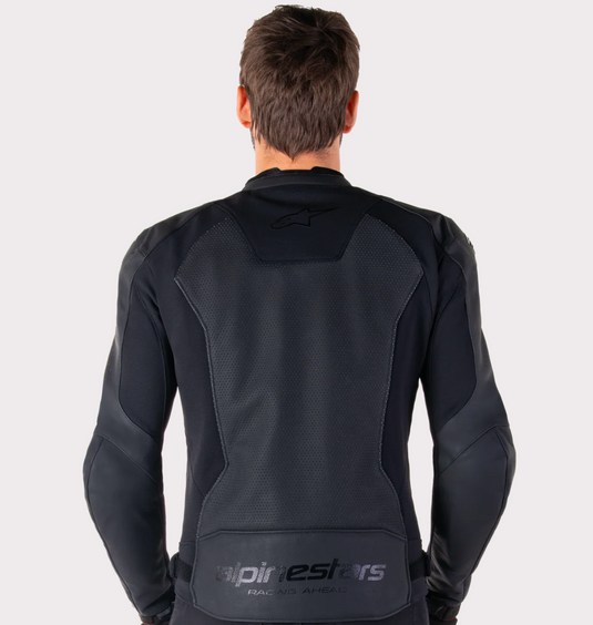 Alpinestars Faster Leather V3 Airflow Black Jacket