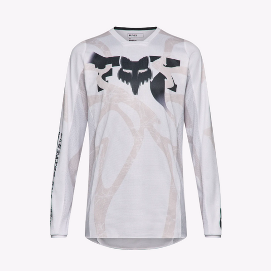 Fox 180 Diffuse SE White Jersey