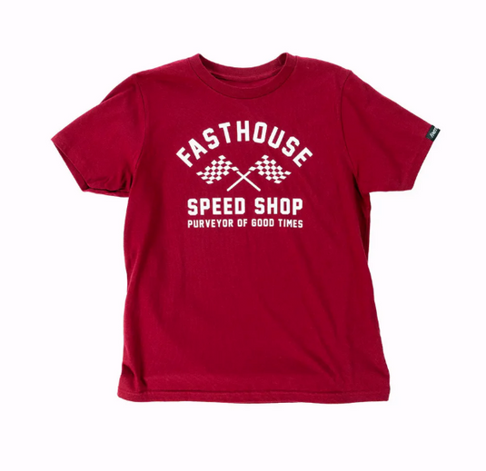 Fasthouse Youth Crossroad Cardinal T-Shirt