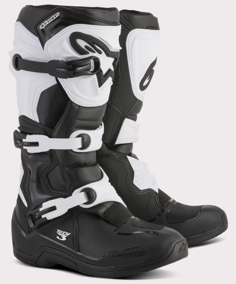 Load image into Gallery viewer, Tech 3 Black/White Boots
