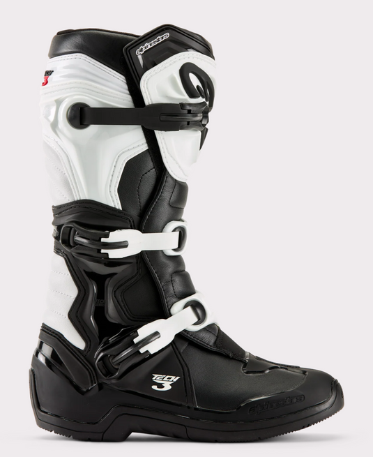 Tech 3 Black/White Boots