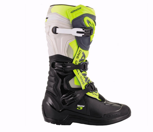Tech 3 Black/Cool Gray/Yellow Flo Boots