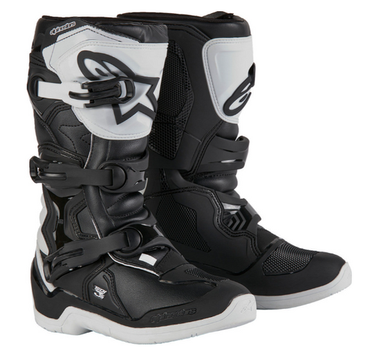 Tech 3S Black/White Boots