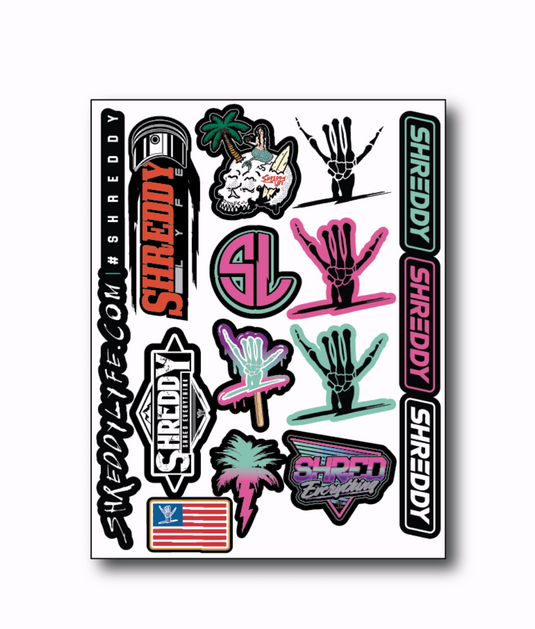 Shreddy Gen 2 Sticker Pack