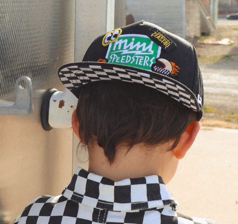 Load image into Gallery viewer, Mini Speedsters Patch Toddlers Hat
