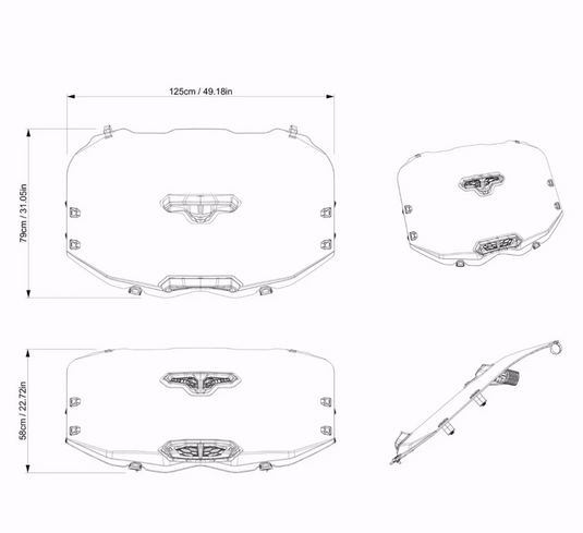 Can-Am Maverick X3 ProVent Windshield