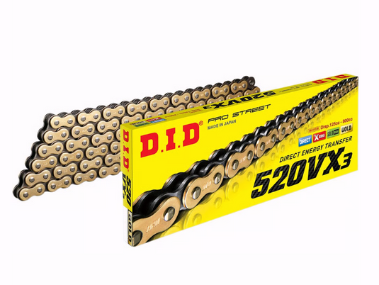 DID 520x120 VX3 Chain Gold