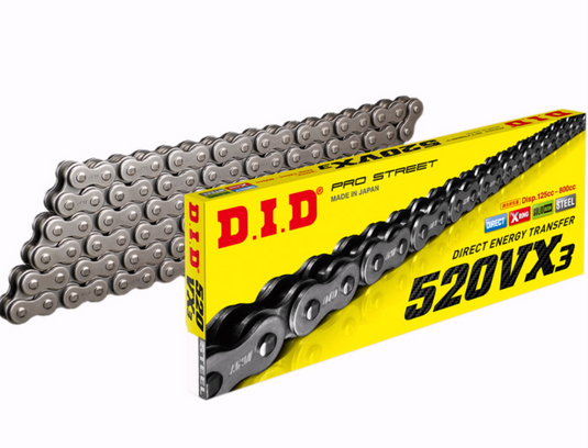 DID 520x120 VX3 Chain Steel