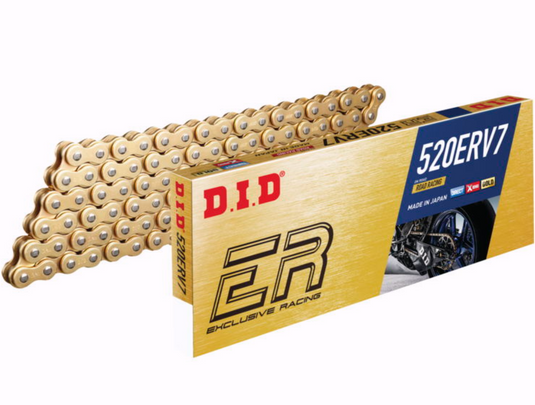 DID 520x120 ERV7 Rivet Chain Gold