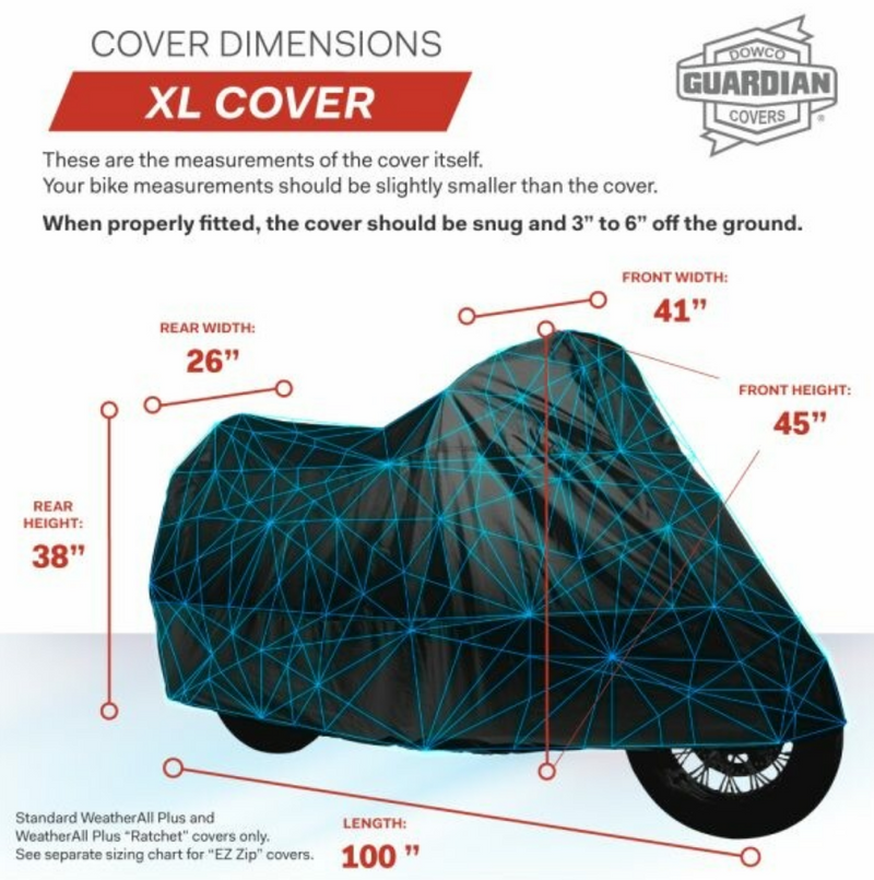 Load image into Gallery viewer, DOWCO Motorcycle Cover Weatherall Plus X-Large

