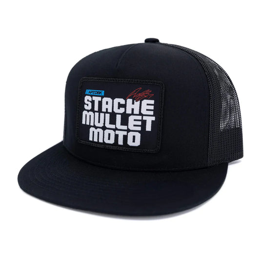 Stache Mullet Moto Hat - AP7 x DBK 2Fifty