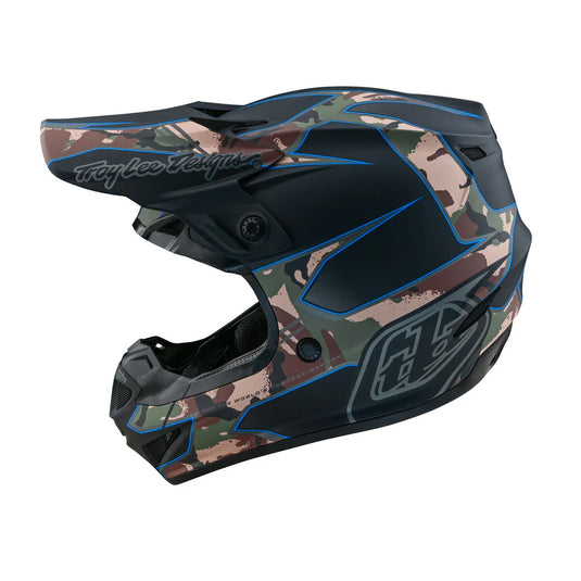 TLD SE4 Polyacrylite Helmet Matrix Camo Black