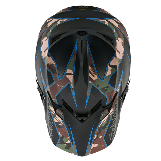 TLD SE4 Polyacrylite Helmet Matrix Camo Black