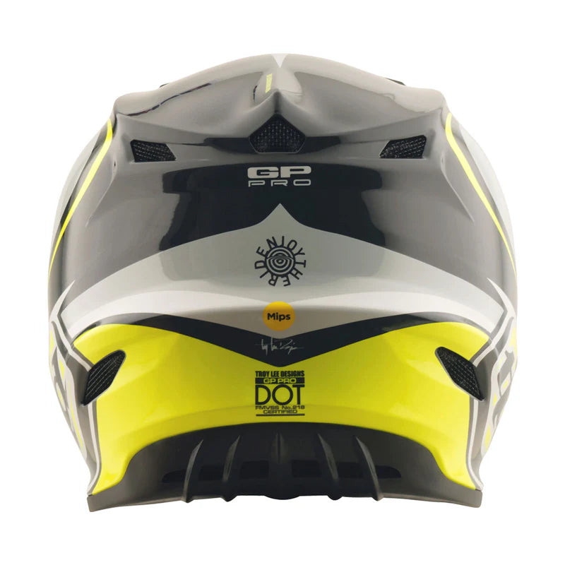 Load image into Gallery viewer, TLD GP Pro Crossover Helmet Grey/Flo Yellow
