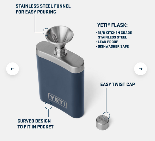 Yeti 7oz Flask