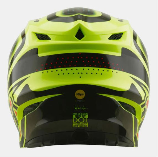 TLD SE5 Polycarbonate Helmet the Line Flo Yellow