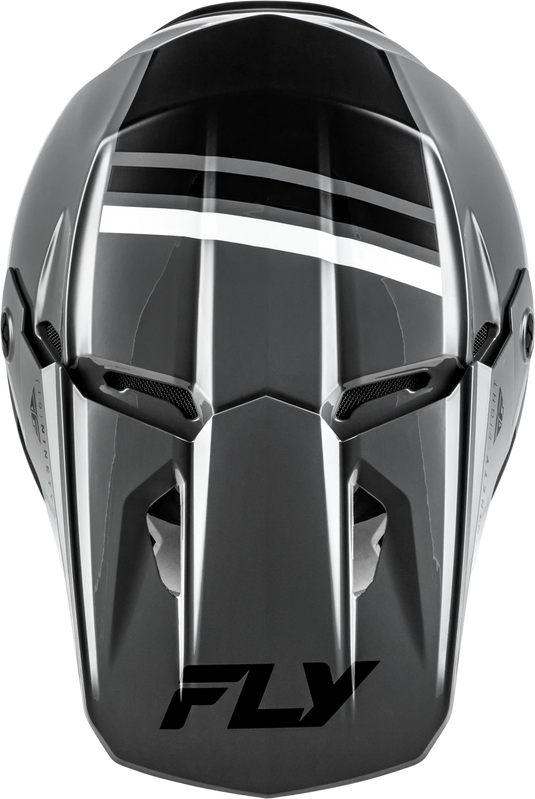 Fly Kinetic Verdict Helmet Grey/Black/White