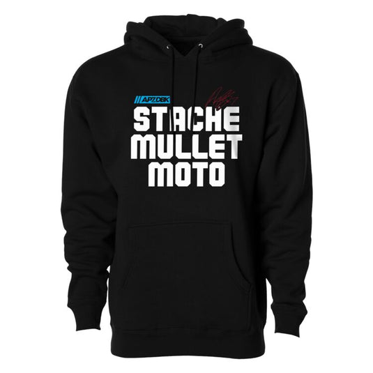 Stache Mullet Moto - AP7 Hoodie