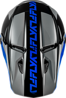 Fly Kinetic Crest Helmet Grey/Black/Blue