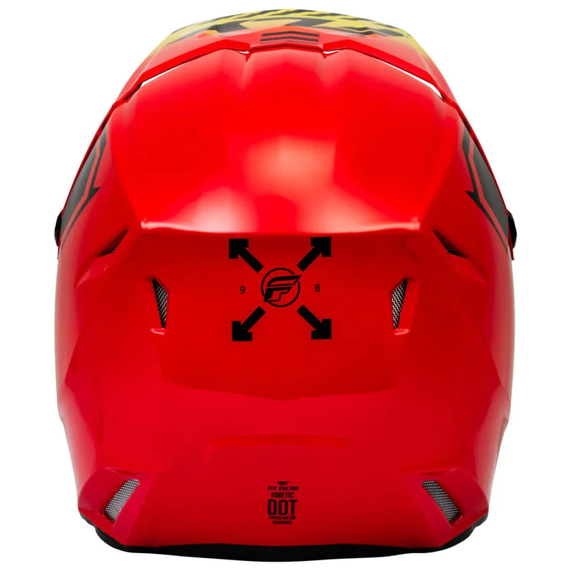 Load image into Gallery viewer, Fly Kinetic Menace Helmet Black/Sunrise
