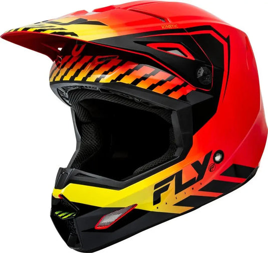 Fly Kinetic Menace Helmet Black/Sunrise