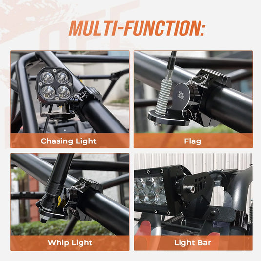 UTV Light Mount Bracket 1.75-2"