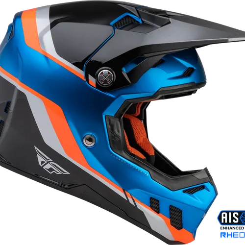 Load image into Gallery viewer, Fly Formula Driver Helmet Blue/Orange/Black
