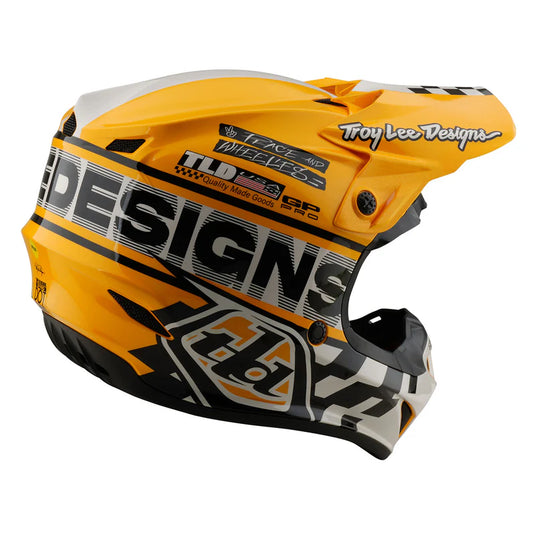 TLD GP Pro Fifty-50 Helmet White/Gold