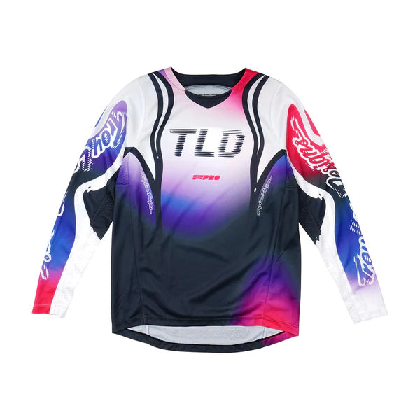 Load image into Gallery viewer, Youth GP Pro Jersey Drip Black / Purple
