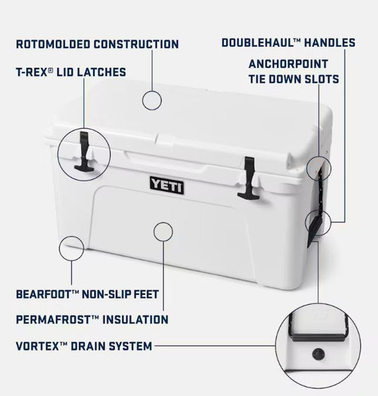 Yeti Tundra® 65 Hard Cooler White