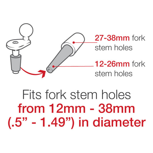 Ram-Mounts-Fork-Stem-Mount-Measurments