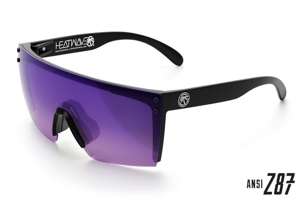 Heatwave Visuals Lazer Face Sunglasses Purple Lurk