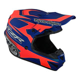 Troy Lee Designs SE4 Polyacrylite Helmet W/MIPS Polaris Blue / Red
