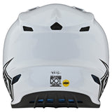 Troy Lee Designs SE4 Polyacrylite Helmet W/MIPS Mono White